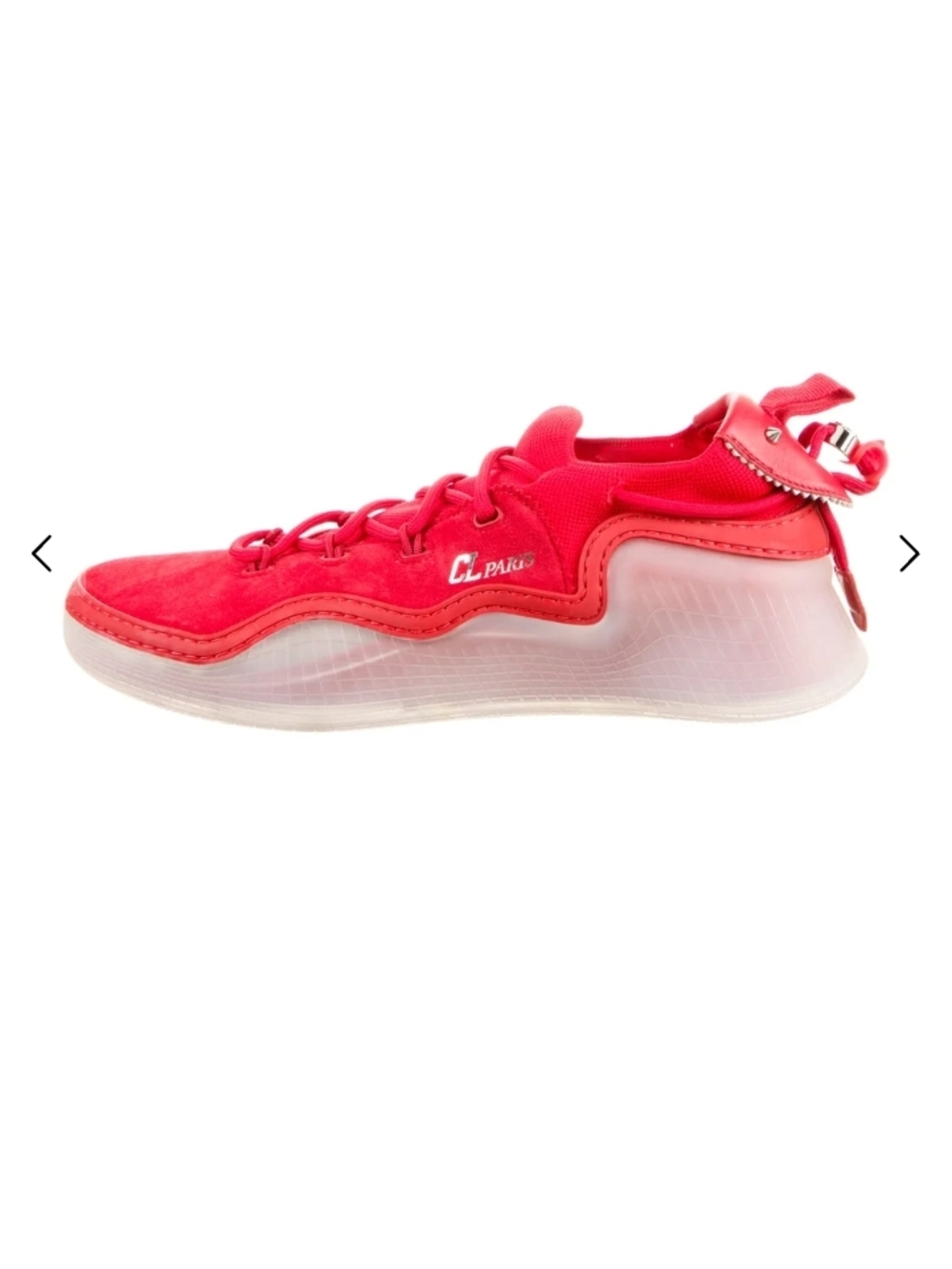 Christian Louboutin CL Paris Arpoador Donna Red Suede Sneakers